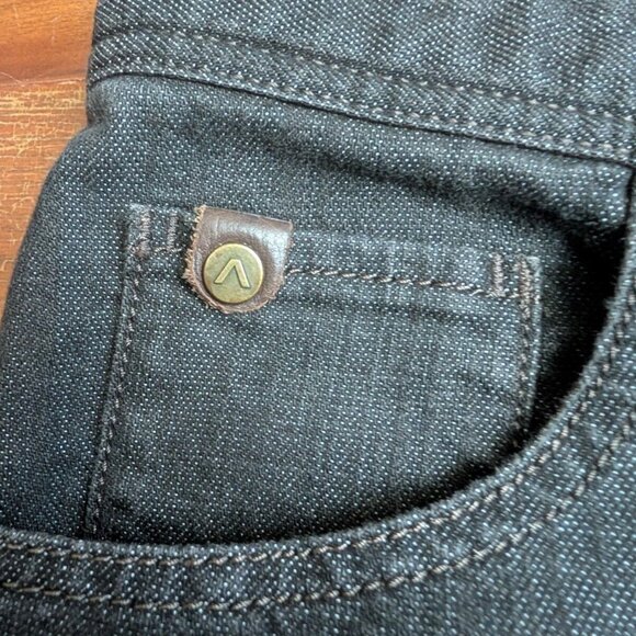 ALBERTO Mens Black Revolution Denim Stretch Modern Fit Super T400 Jeans 40x34 - Picture 10 of 16